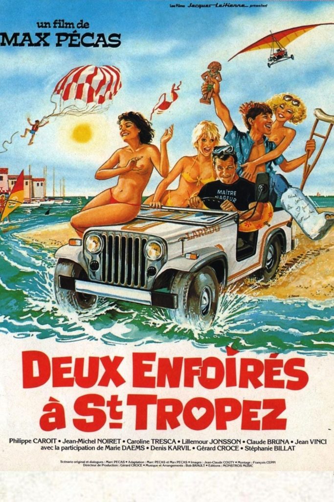Affiche du film "Deux enfoirés à Saint-Tropez"