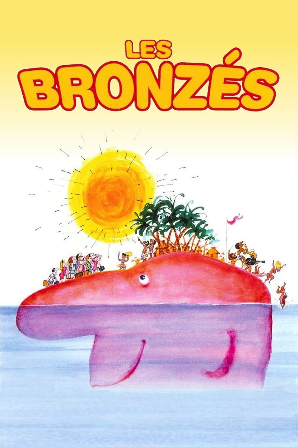 Affiche du film "Les Bronzés"