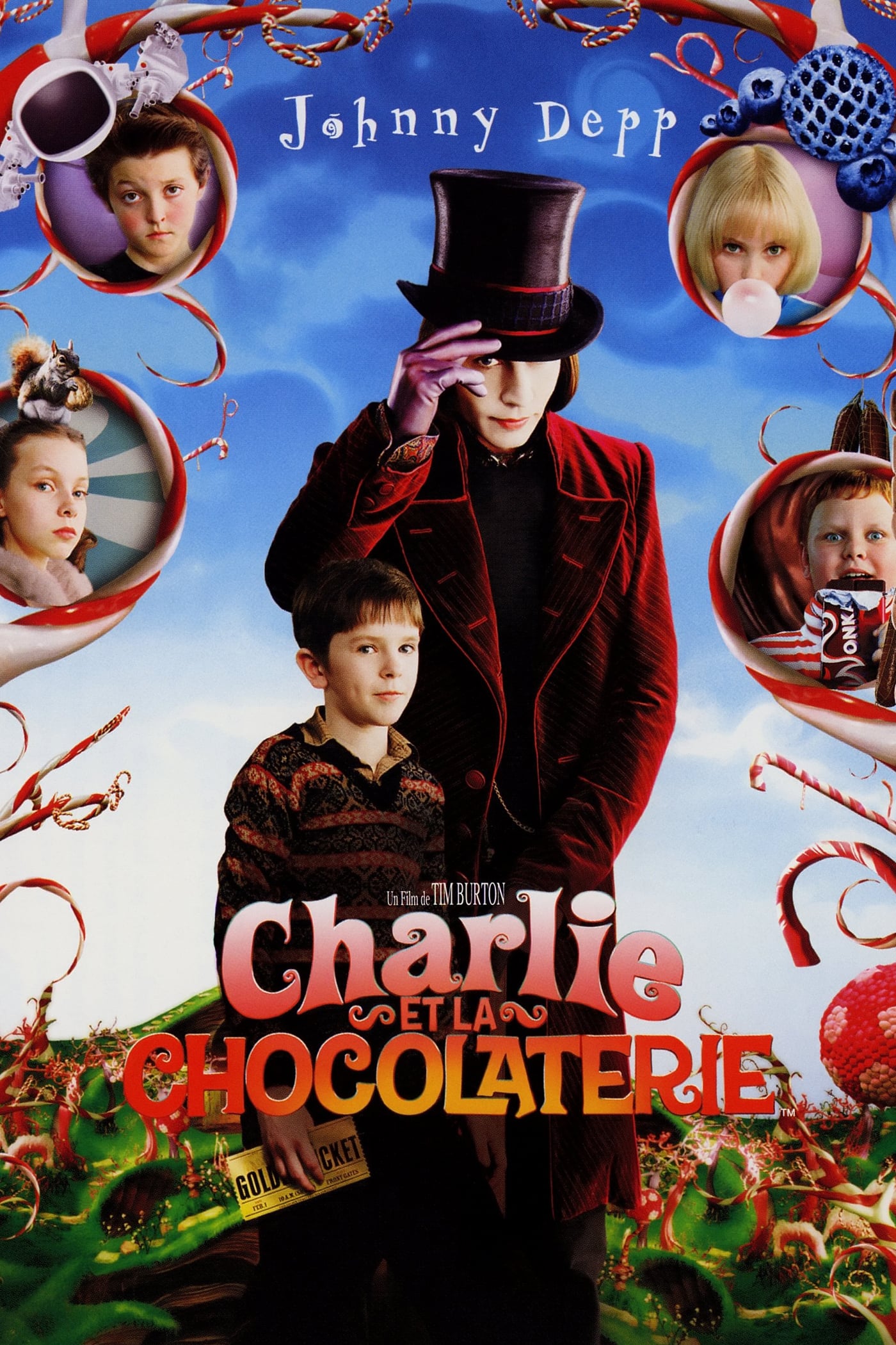 Affiche du film "Charlie et la chocolaterie"