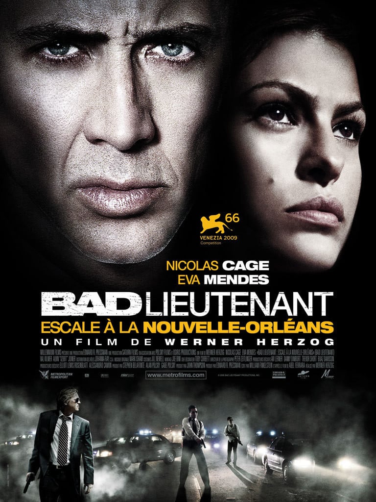 Affiche du film "Bad Lieutenant : Escale à la Nouvelle-Orléans"