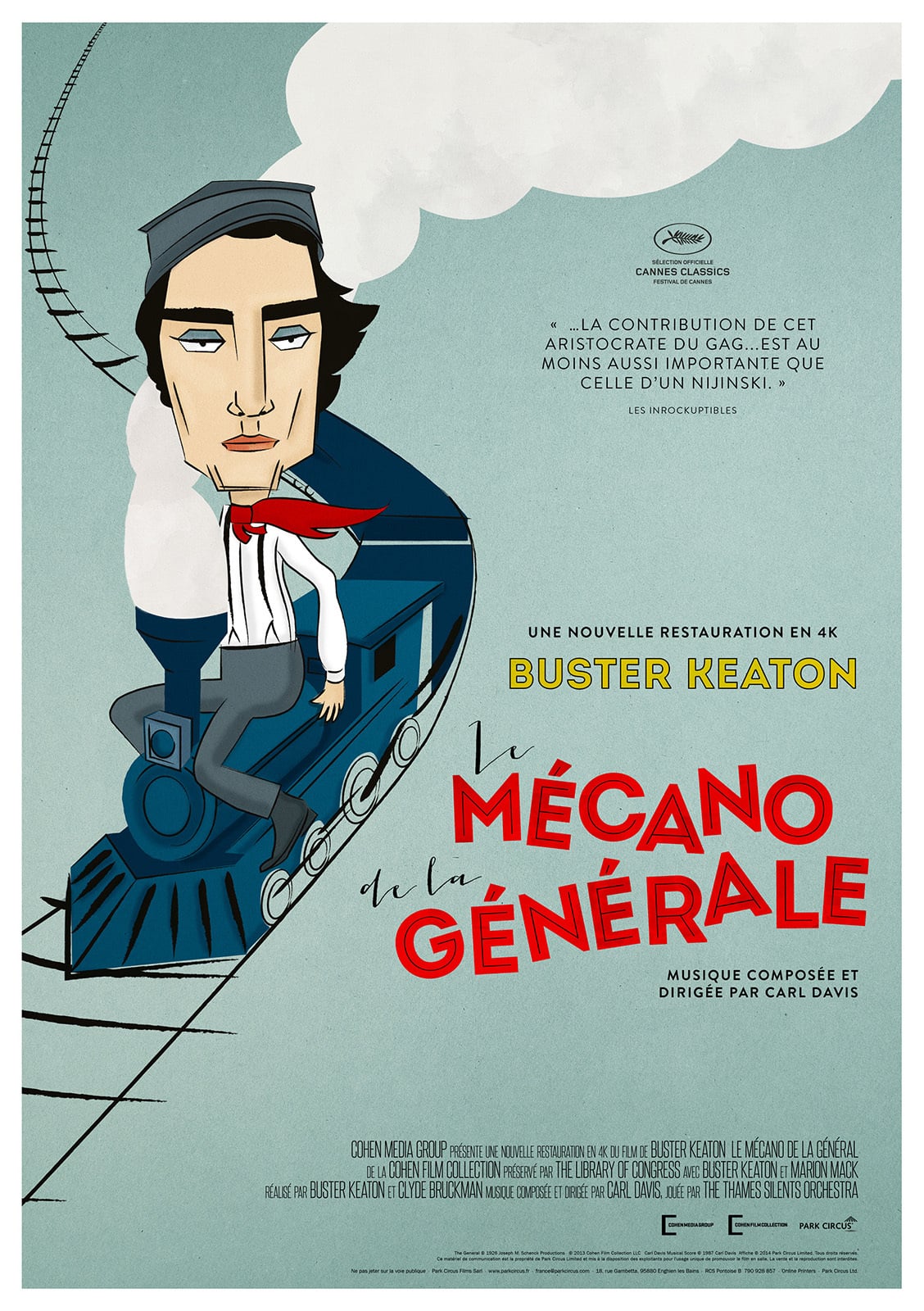 Affiche du film "Le mécano de la « General »"