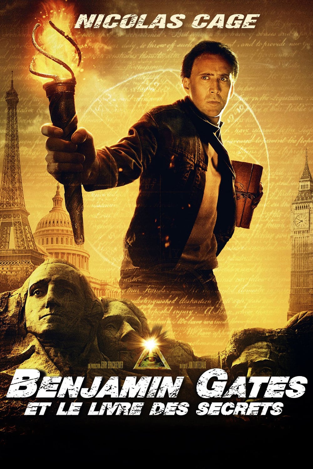 Affiche du film "Benjamin Gates et le Livre des secrets"
