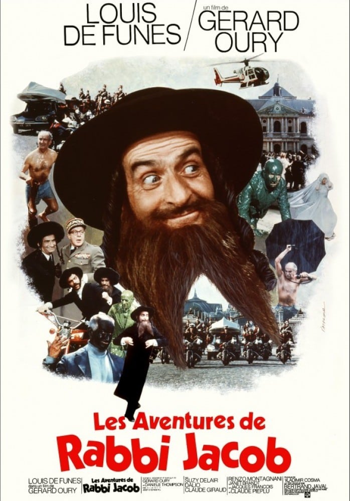Affiche du film "Les Aventures de Rabbi Jacob"
