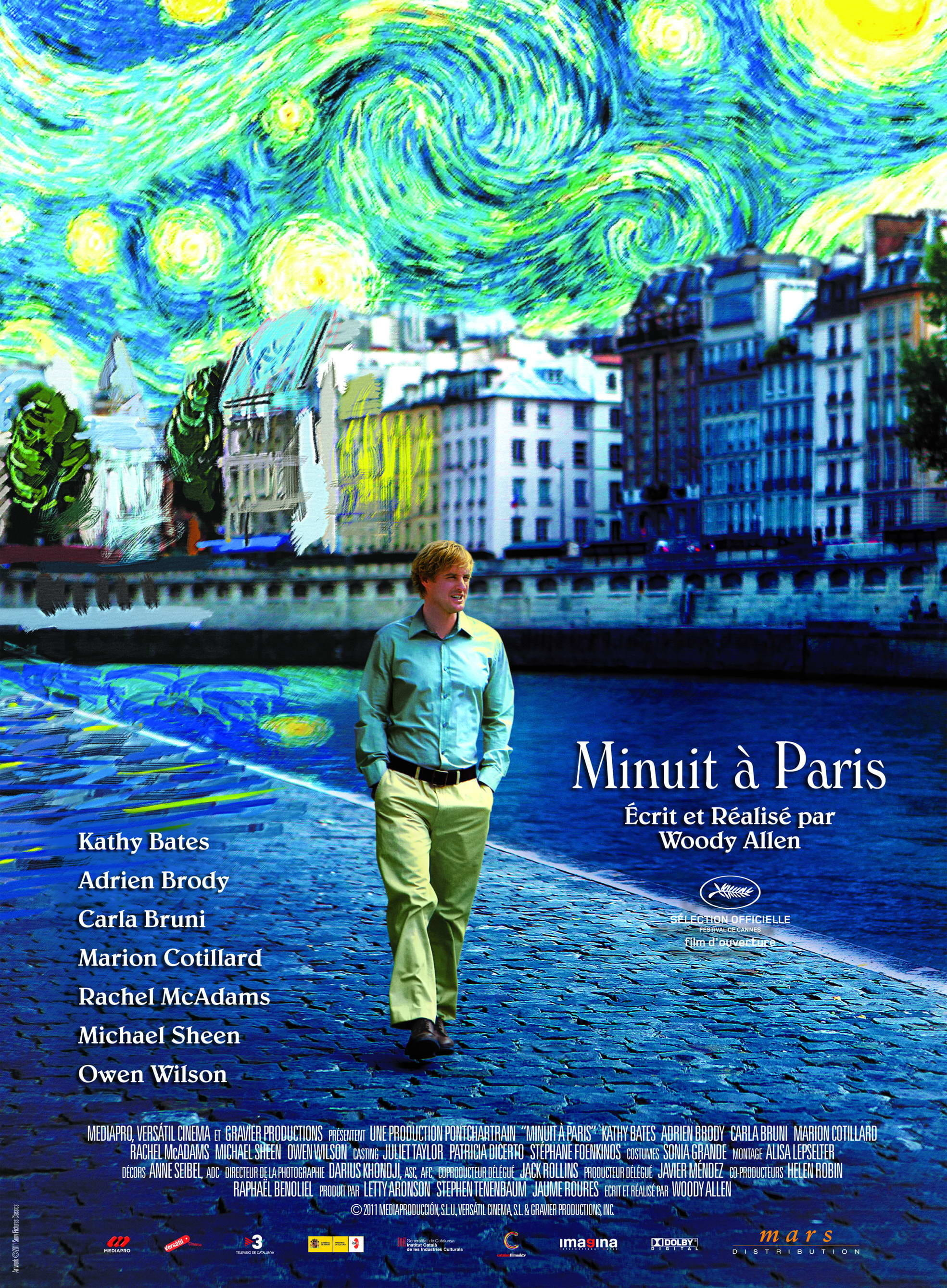 Affiche du film "Minuit à Paris"