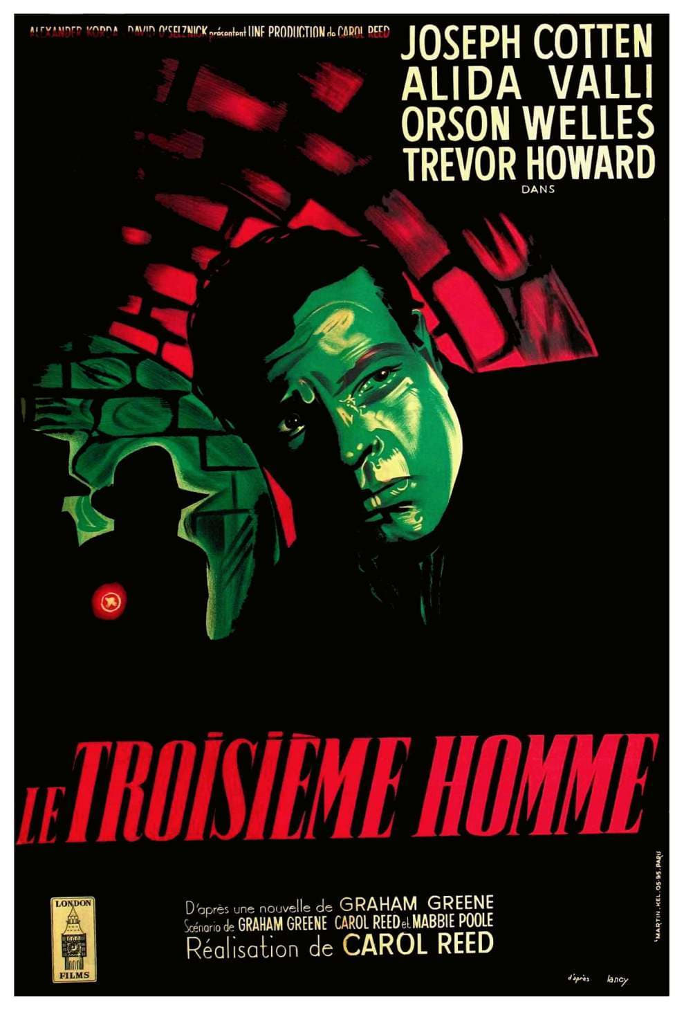 Affiche du film "Le troisième homme"