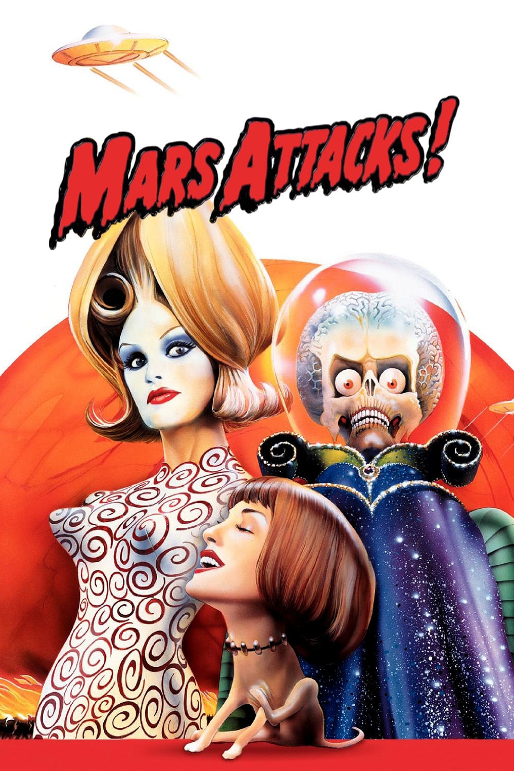 Affiche du film "Mars Attacks !"