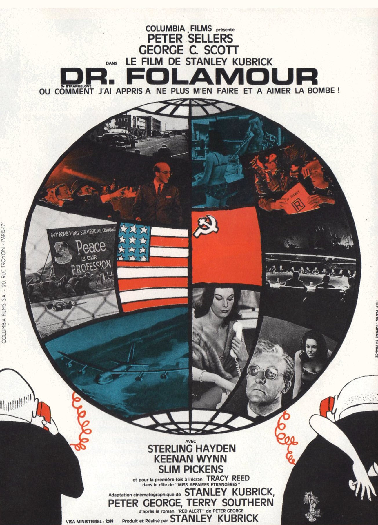 Affiche du film "Dr Folamour"